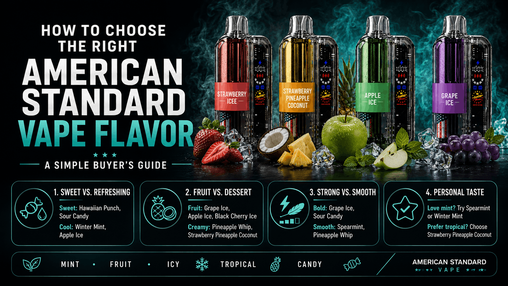how to choose the right american standard vape flavor